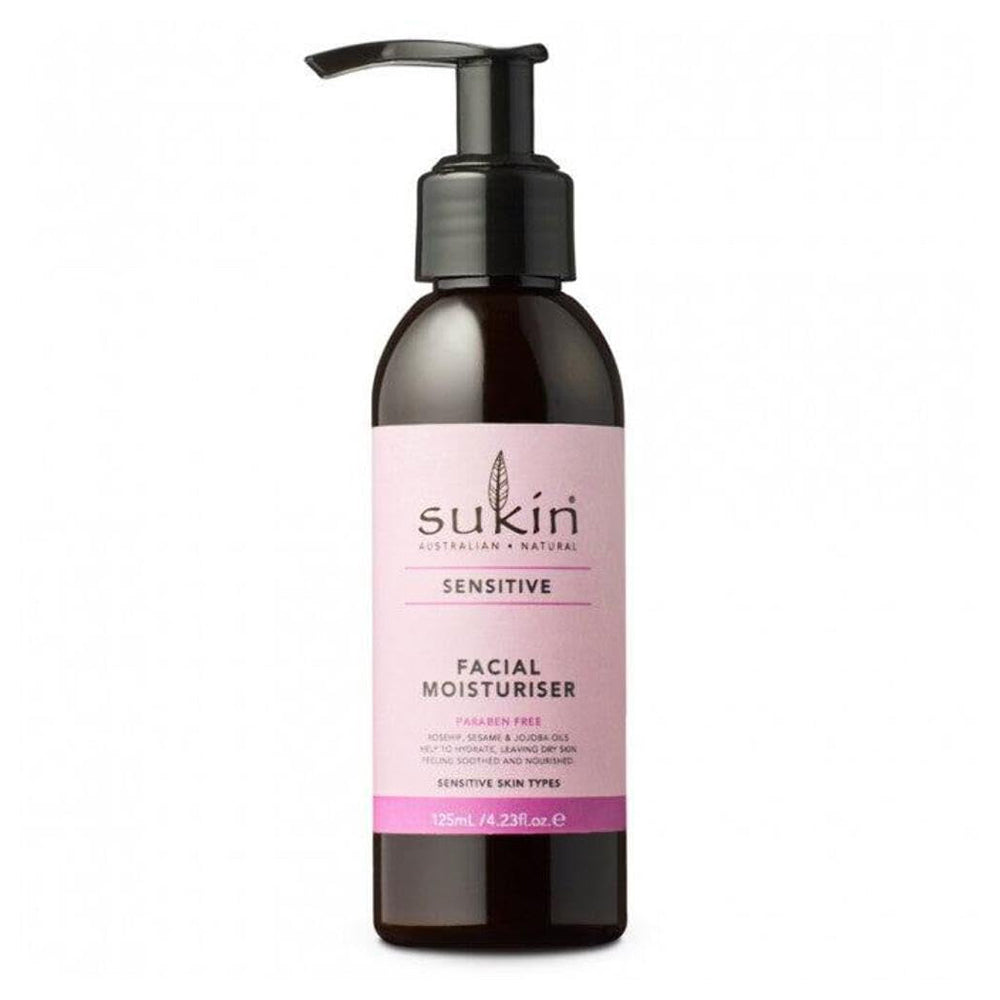 Sukin Sensitive Skin Facial Moisturizer Senstive Skin Types Paraben Free 4.23Oz (125ml)